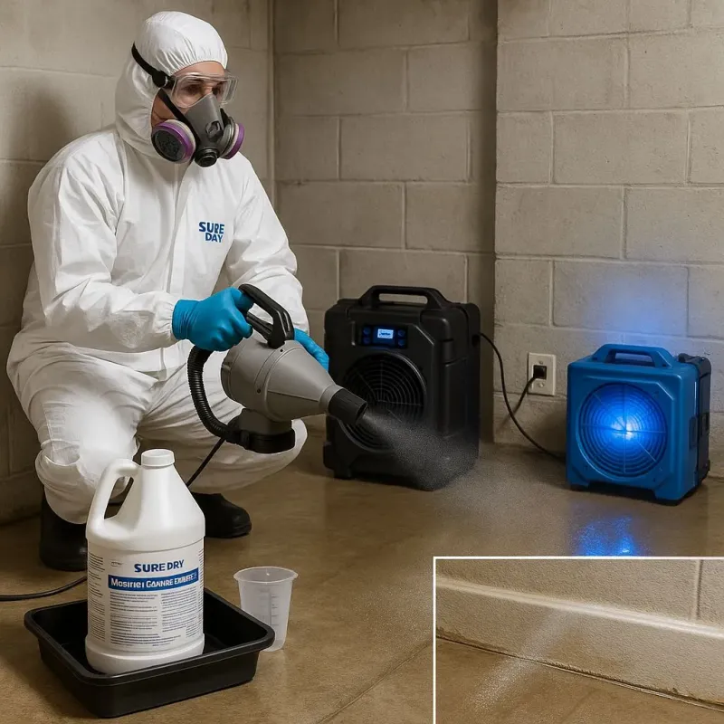 Sanitization and Odor Removal process in Long Beach, NC