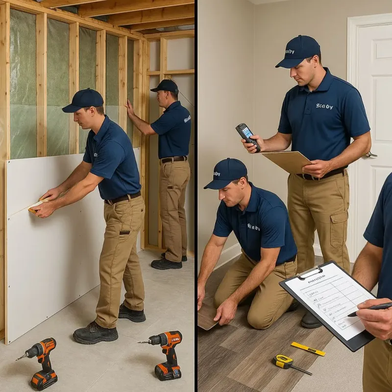 Repairs and Reconstruction process in Long Beach, NC