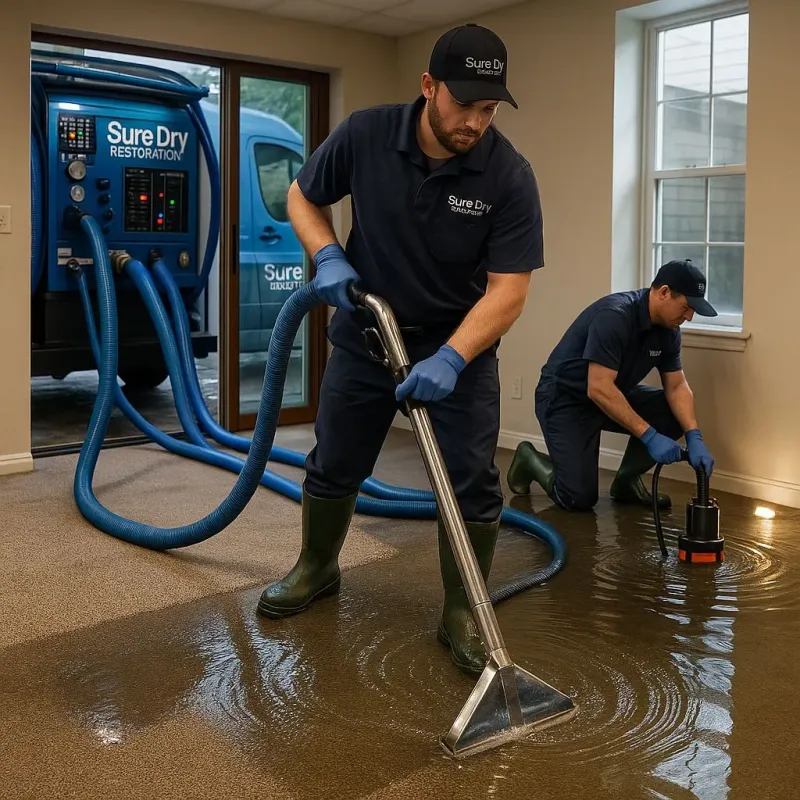 Water Extraction and Removal process in Long Beach, NC